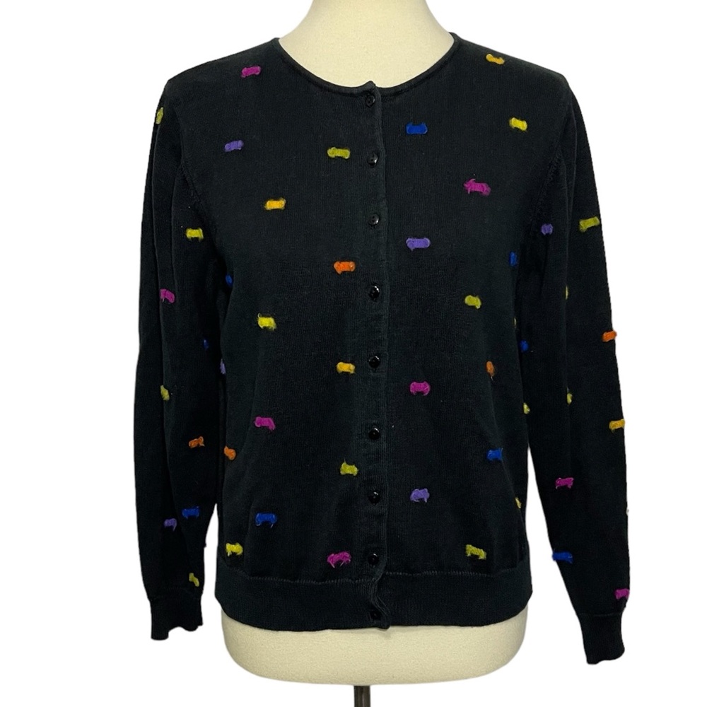 Marisa Christina Button Up Cardigan Colorful